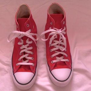 Red Hightop Converse